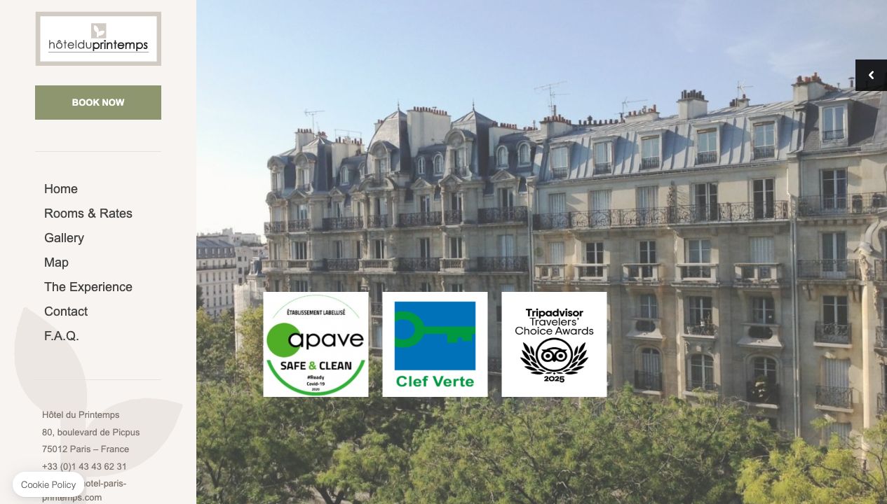 Hotel Paris Printemps