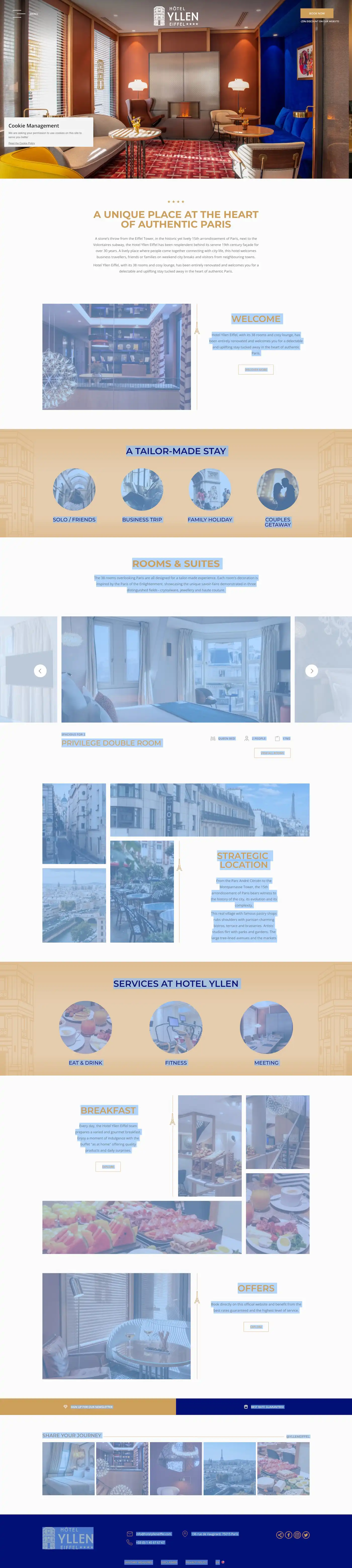 Paris Hotel Yllen Eiffel